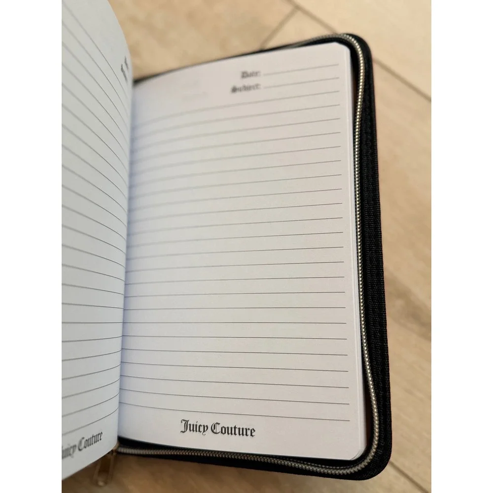 Juicy Couture 2026-2027 Pink Metallic 18-Month Planner with Gold Crown Pen NWT